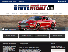 Tablet Screenshot of driverightonline.com